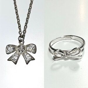 Bow Jewelry Set Vintage